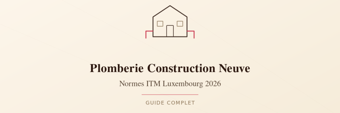 Plomberie construction neuve normes ITM Luxembourg