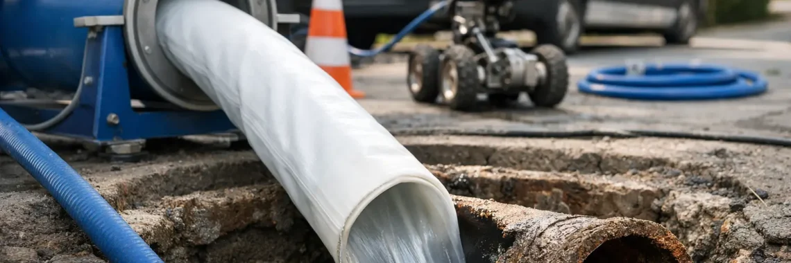 Chemisage canalisation sans tranchée
