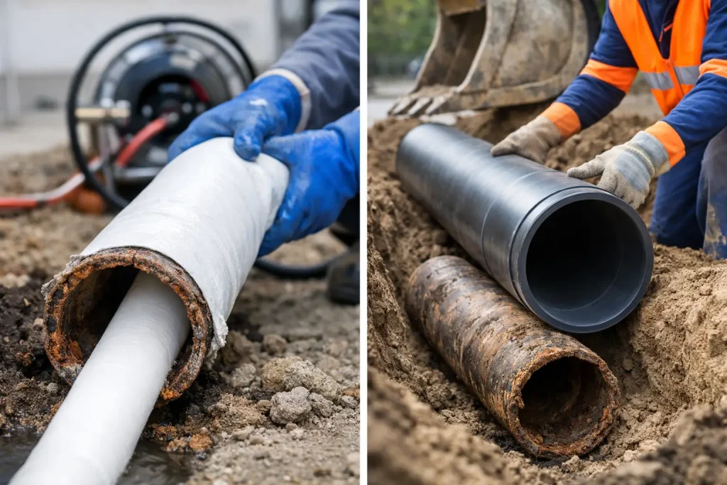 Chemisage canalisation ou remplacement ?